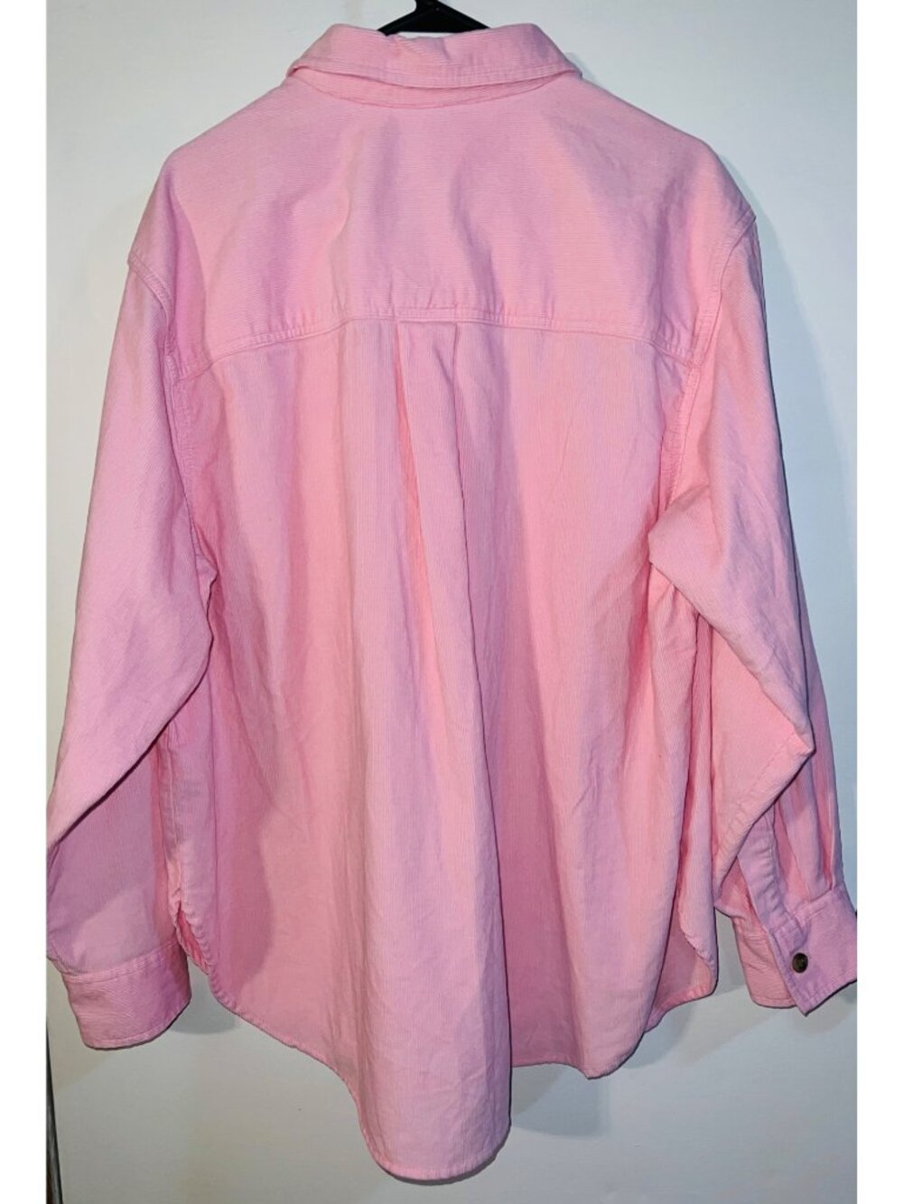 Universal Thread Oversized Fit Pink Corduroy Button-Up Shirt XX-Large NWT - Picture 2 of 3